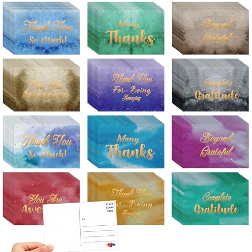 Kosiz 120 Pcs Many Thanks Cards Bulk 4 x 6 Inch - style: Many Thanks