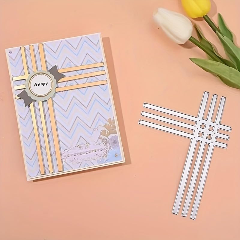 Lapoo 3D Backgrounds Frame Metal Cutting Die for Scrapbooking, New Cutting Dies DIY Album Card Making Decor Paper Craft Metal Die Cuts Party Wedding Decorations (Gift Box Molding 5.5 x 3.9 in) - color: Gift Box Molding 5.5 x 3.9 in