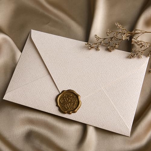 Wax Seal Beads 24 Colors 600pcs Metallic Assorted Color Sealing Beads for Wedding Invitation Letter Envelopes Wine Bottle Sealing Decor - color: Golden