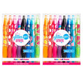 Scentco Glitter Gel Smens (2 Pack) - Gourmet Scented Pens, Colored Glitter Gel Ink, Medium Point, 8 Count - color: Glitter Gel (2 Pack of 8 Count)