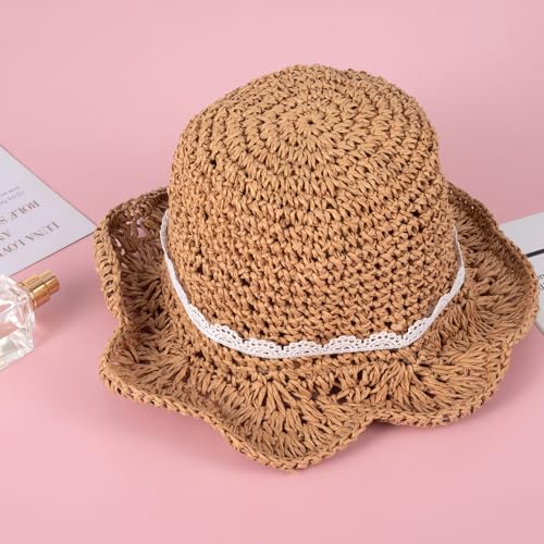 4 Yards White Lace Trim, Scalloped Edge Crocheted Lace Ribbons - color: White (5 yards x 0.59" W)
