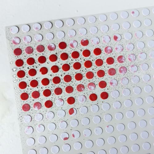 300pcs 0.24 inch Dot Water Sensitive Sticker Turn Red When Got Wet Device Potential Damage Indicator Warranty Void Instruction Liquid Sensor Label - style: 300pcs 6mm