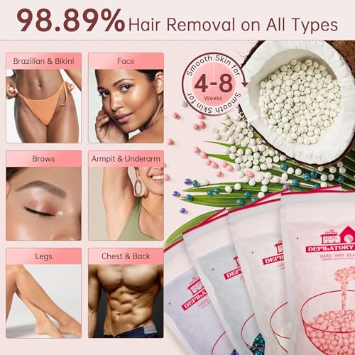 Lifestance Waxing Kit for Women & Men - Pink L3 Digital Warmer - color: Enhanced LCD (Pink) Kit