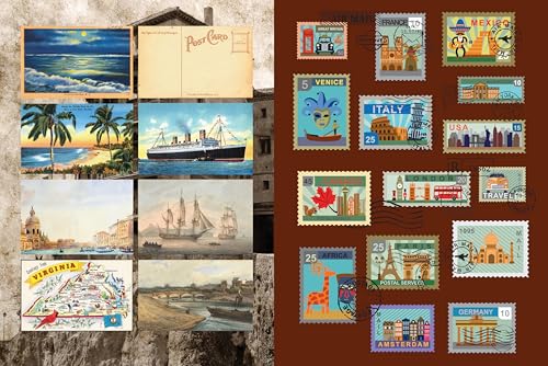 Epic Journeys and Grand Tours Travel Sticker, Color and Activity Book: Over 500 Unique Stickers (Sticker Activity Deluxe Editions)