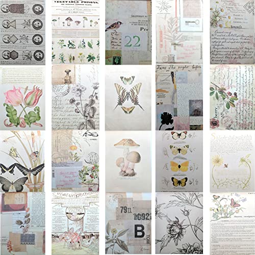 410 Aesthetic Scrapbook Stickers, Vintage Stickers for journaling 20 Scrapbook Papers, Scrapbooking Supplies, Adult Stickers for Scrapbooking. Sticker Book for journaling - color: Nostalgia