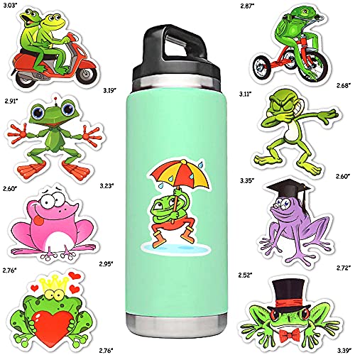 Frog Stickers 50Pcs for Water Bottles Scrapbook, Gifts for Teens - style: Frog Stickers