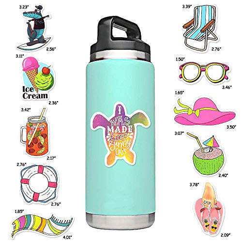 Summer Stickers 50Pcs for Water Bottles Scrapbook, Gifts for Girls - style: Summer Beach Stickers