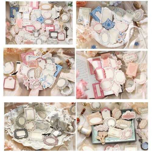 120PCS Vintage Ephemera Pack Decorative Scrapbook Paper for Journaling Junk Journals, Scrapbooking & Card Making