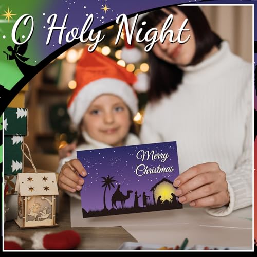 Kosiz 120 Pcs Nativity Cards Bulk 4 x 6 Inch - style: Nativity