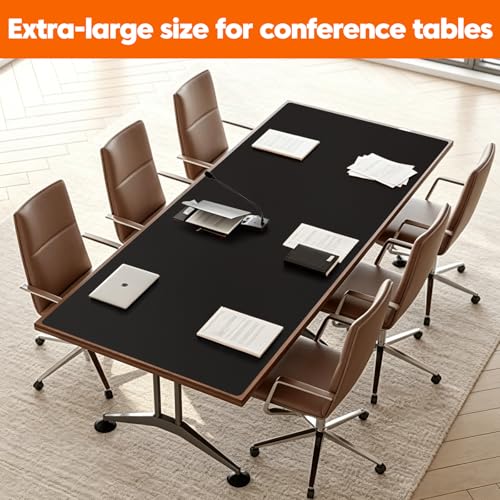 Extra Large Silicone Mat, 42x96 Inch Silicone Table Mat, Black - color: Black, size: 96"L x 42"W