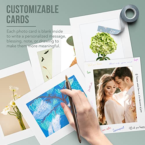 Golden State Art, Paper Picture Frames With Easel, 5X7, 50 Pack | White, Photo Frame Cards, DIY Cardboard - color: White, size: 50 Pack
