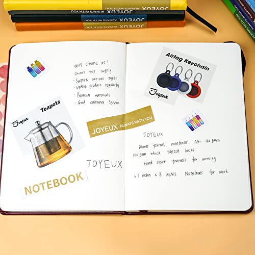 JOYEUX Blank Journal Notebook, A5, 160 Pages 100 Gsm Thick Sketch Books - color: Green
