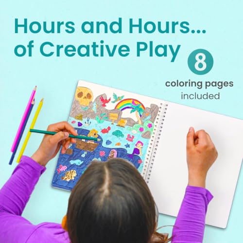 Cupkin Pirate Coloring & Sticker Activity Book | 300+ Stickers - color: Ahoy, Pirates