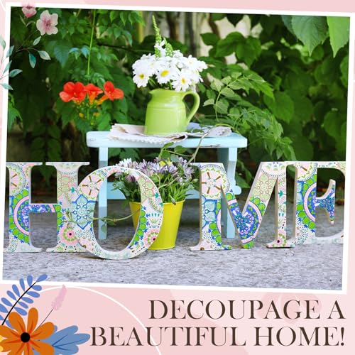 Crtiin 20 Pack Decoupage Napkins Floral Cocktail Decorative Paper Napkins - style: Style 7