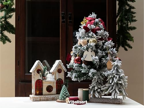 Vitalizart Christmas Velvet Ribbon Set 3/8" x 15 Yds for Holiday Wrapping - color: Christmas Ribbon
