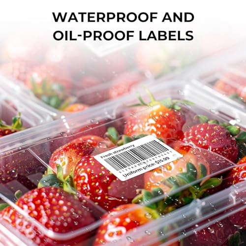 MUNBYN 3x2 Thermal Labels, 500 Sheets/1 Roll, White - color: White, size: 3x2"