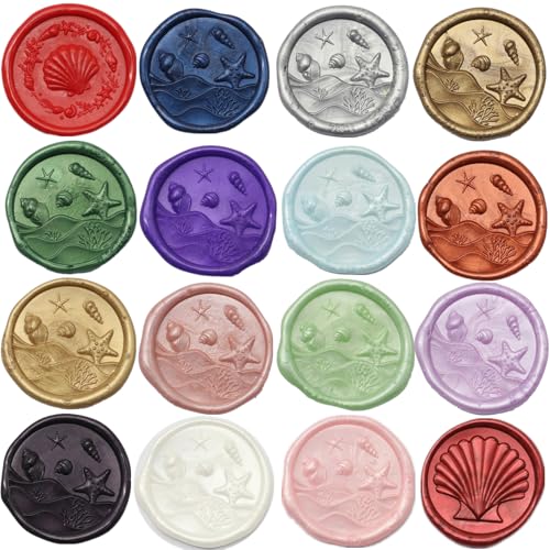Wax Seal Beads, 400Pcs Sealing Wax Beads, Octagon Wax Sealing Beads, Navy Blue Sealing Wax Beads Set for Wax Seal Stamp, Gift Wrapping, Letter Sealing (Navy Blue) - color: Navy Blue
