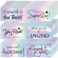 Thank You Cards Small Business 240Pcs Encouragement Cards, Holographic Appreciation Motivational Inspirational Card You Are Awesome Gratitude Card Gift for Business Employees Student Teacher Volunteer - color: Motivational Cards, size: 240 PCS