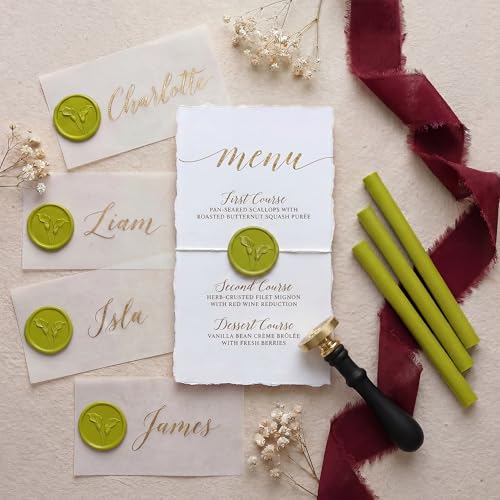 UNIQOOO 3D Embossed 2 Flowers Calla Lily Wax Seal Stamp with Wooden Handle, Vintage Floral Brass Sealing Wax Stamp Head for Wedding Invitations, Envelopes, Gift Wrapping, DIY Crafts - color: 2 Flowers Calla Lily