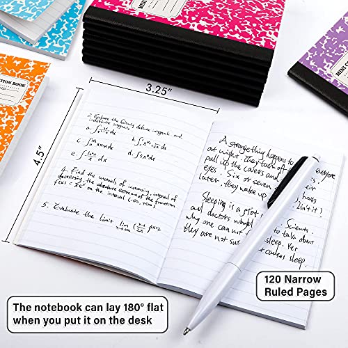 feela Mini Composition Notebook, Cute 30 Pack 5 Pastel Colors Narrow Ruled Mini Composition Books Bulk, Small Pocket Marble Journal Notebooks for Kids Students College, Pocket Size 4.5 x 3.25 in - color: 30 Pack 5 pastel marble covers
