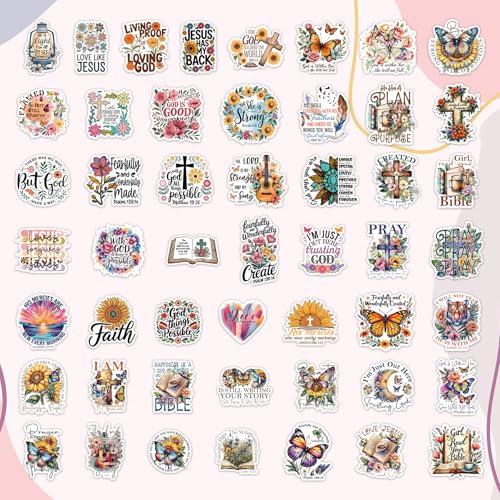 100 Pcs Christian Faith Stickers - color: Christ, style: Art Deco