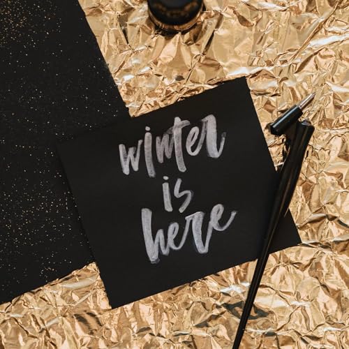 15Sheets Black Cardstock Paper, 12x12 Card stock for Cricut, Thick Construction Paper for Card Making, Scrapbooking, Craft 90 lb / 250 gsm (Black) - color: Black