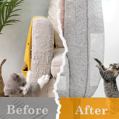 Chuangseed Anti Cat Scratch Tape, 4" x 30Yds, Transparent, Double Sided, Furniture Protector, Pet Safe, Easy Installation, One Year Warranty - size: 4" x 30Yards