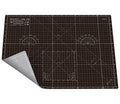 Self Healing Cutting Mat A2 18"x 24" Double Sided Black Mat - color: Black, size: A2 (18" x 24")