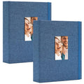 Vienrose Mini Polaroid Photo Album 208 Photos 2x3 Inch Blue 2 PACK - color: Blue, size: 2 PACK