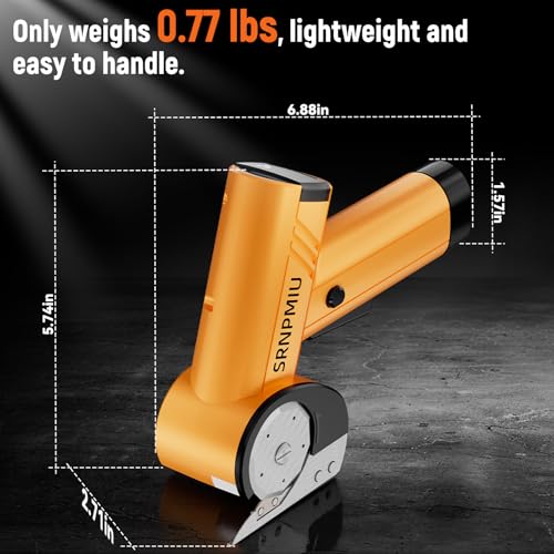 Electric Cardboard Box Cutter, Rechargeable Cordless Electric Scissors
