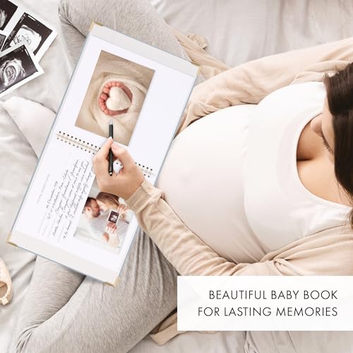 Keepsake Baby Memory Book for Boys and Girls - First 5 Year Baby Book - color: Blue