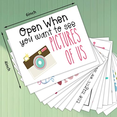 20 Pieces Open When Envelopes - Open When Letters Kit Long Distance Relationship Gifts, Open When Envelopes for Boyfriend, College Going Away Gifts, Open Me When Leaving Home Gift for Girlfriend