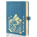 MGGAO Lined Journal Notebook for Women Men, A5 Aesthetic Notebook - color: Blue, size: Lined