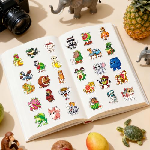 Italian Brainrot Funny Stickers - 50 Pcs Cute Animals Meme Gifts - style: Brainrot