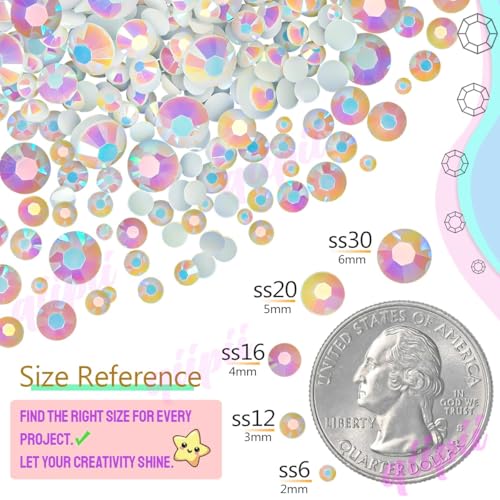 qiipii 3000PCS 5mm Aquamarine Green Resin Rhinestones for Crafting Water Green Flatback Jelly Stones Gems Bulk SS20 Diamonds Charms Supplies for Nails Face Eyes Makeup Tumblers Bottles Crafts Shoes - color: Aqua Green Ab, size: 5mm Small Wholesale Pack