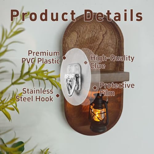 12PCS Invisible Adhesive Plate Hangers for Wall Display, 2.5 Inch Round Vertical Picture Hanging Hooks for Decorative Plates Photo Frames Paintings Wall Art Decoration - size: 2.5 Inch