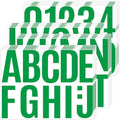 176 PCS Large Letter Stickers, 16 Sheets Alphabet Stickers (Green, 4 Inch) - color: Green, size: 4 Inch