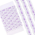 2 Yards Bow Lace Trim Ribbon, A Style, Light Purple - color: Light Purple-A style