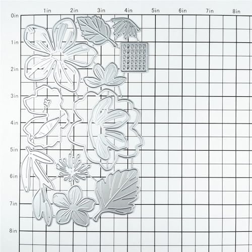 Splicing Flowers and Leaves Metal Cutting Dies Sets for Card Making - color: XMZ-743-A