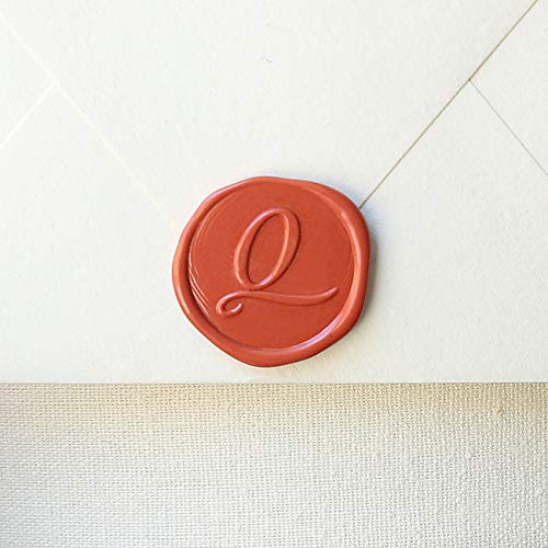 UNIQOOO Mailable Glue Gun Sealing Wax Sticks for Wax Stamp - Terra Cotta Orange, Fall Color Palette for Autumn Wedding Invitation, Cards Envelope, Snail Mail, Craft Project, Gift Idea, Pack of 8 - color: Terra Cotta