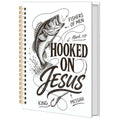 Christian Fishing Spiral Notebook for Women Men 5.5x8.3 Inch - color: Christian Fisherman white