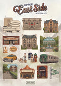 Upper East Side Sticker Sheet, Upper East Side Travel Stickers - style: Upper East Side NYC