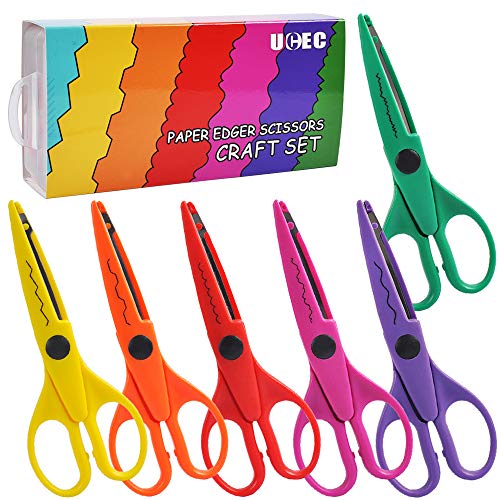 UCEC Decorative Edge Craft Scissors for Kids, Adults, Scrapbooking - color: Style 3