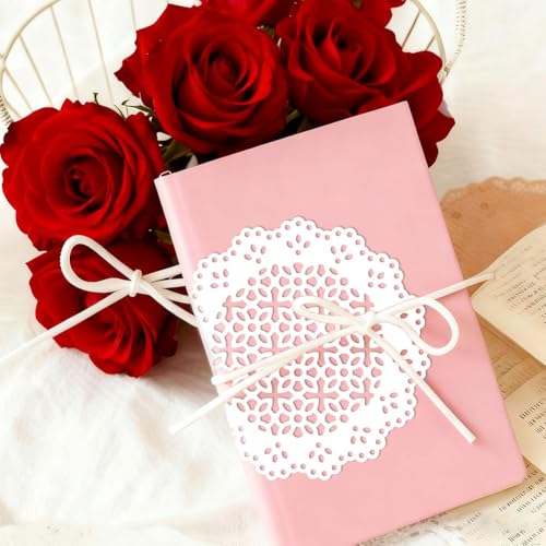 UNICRAFTALE 2Pcs Lace Flower Metal Cutting Dies Flower Border Die Cut Bohemian 3D Embossing Stencils for Card Making DIY Scrapbooking Journal Decoration Paper Crafts - style: Lace Flower Border