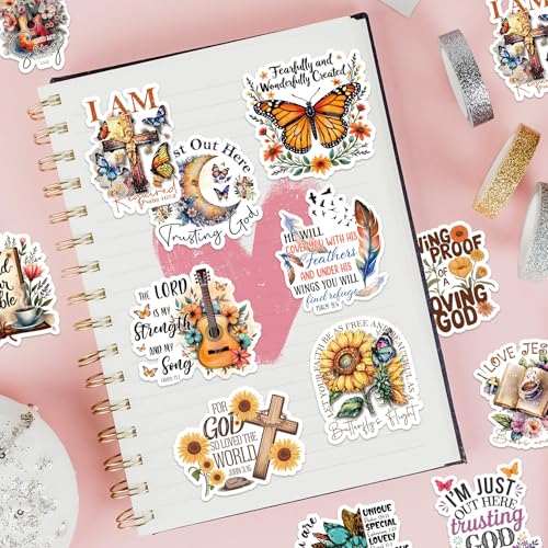 100 Pcs Christian Faith Stickers - color: Christ, style: Art Deco