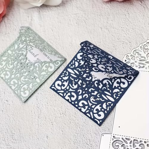 Lapoo Tool Metal Cutting Die for Scrapbooking - Durable, Cut Stencils for DIY Scrapbook Photo Album Decorative Paper Card, Card Making Supplies, Embossing (Envelope 8 x 3.9 in) - color: Envelope 8 x 3.9 in
