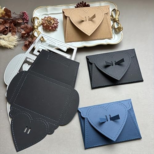 Lapoo Tool Metal Cutting Die for Scrapbooking - Durable, Cut Stencils for DIY Scrapbook Photo Album Decorative Paper Card, Card Making Supplies, Embossing (Envelope 6 x 3.9 in) - color: Envelope 6 x 3.9 in