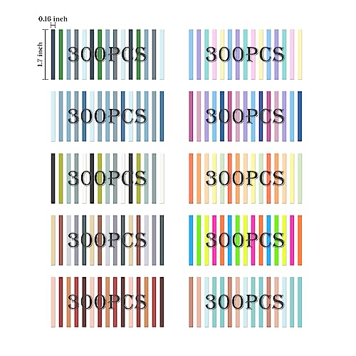 Temiary 3000Pcs Reusable Transparent Highlighter Tape, Short Strips - style: Short Highlighter Tape