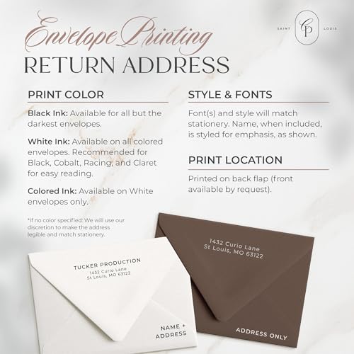 Curio Press Personalized Stationery for Women & Men Cards, Your Logo Folded - color: Your Logo Folded