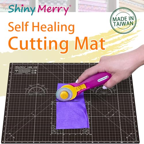 Self Healing Cutting Mat A3 12"x 18" Double Sided Black Mat - color: Black, size: A3 (12" x 18")